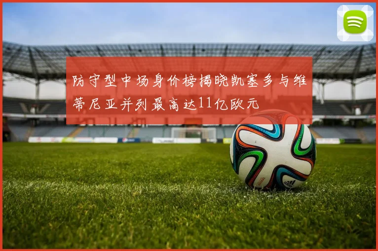 防守型中场身价榜揭晓凯塞多与维蒂尼亚并列最高达11亿欧元
