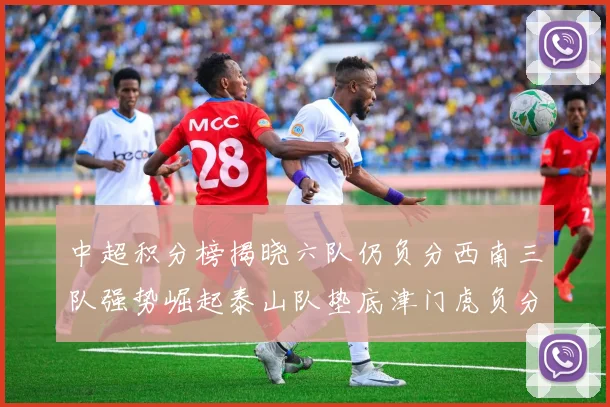 中超积分榜揭晓六队仍负分西南三队强势崛起泰山队垫底津门虎负分严重